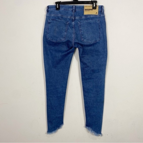 ONE TEASPOON x FREEBIRDS ll Frayed Dolphin Shark Hem Jeans - Picture 13 of 15